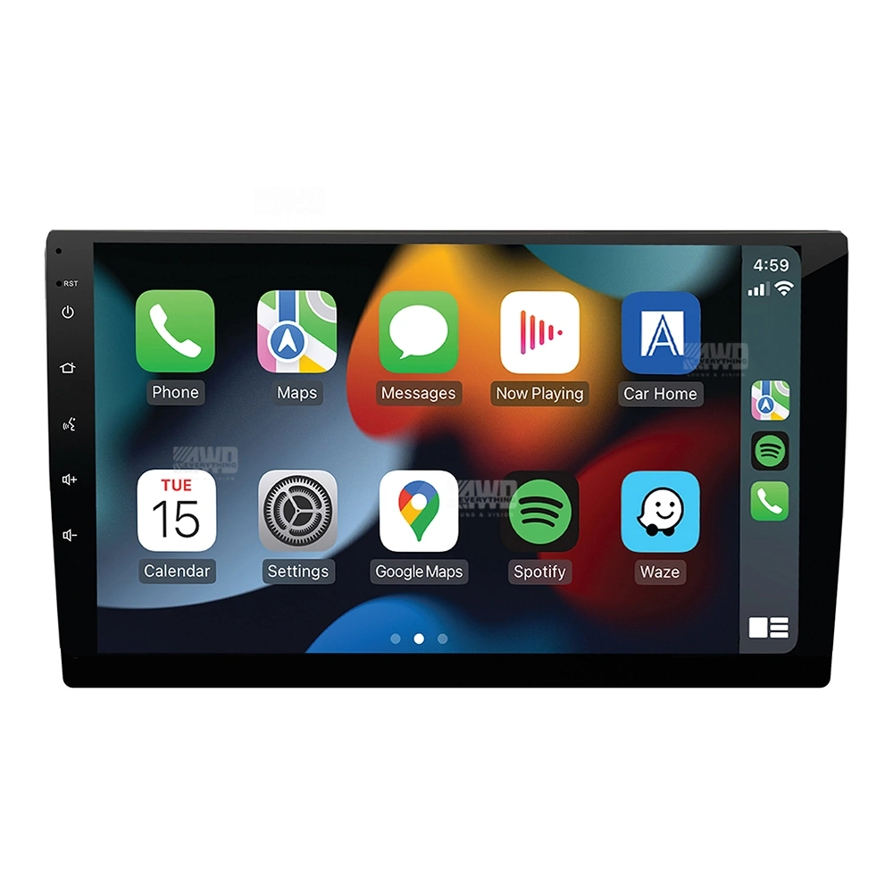 Aerpro AM9X + Aerpro AKMB12 Bundle 9 Inch Trapezoid Head Unit with install kit to suit mitsubishi / peugeot 2007-2012