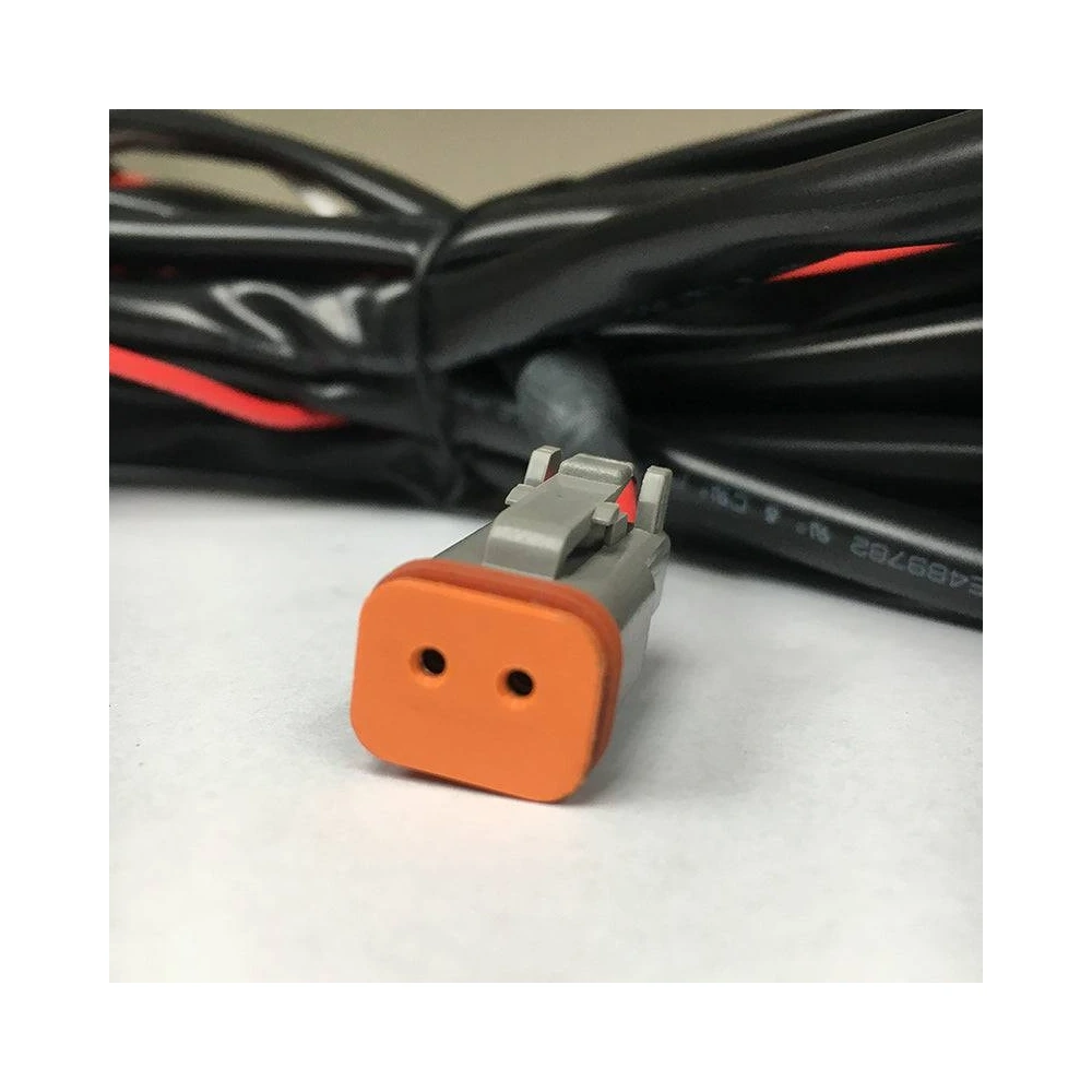 LightForce CBLEDBHDT LED Bar Wiring Harness for 6",10" & 20" - Single DT Connector