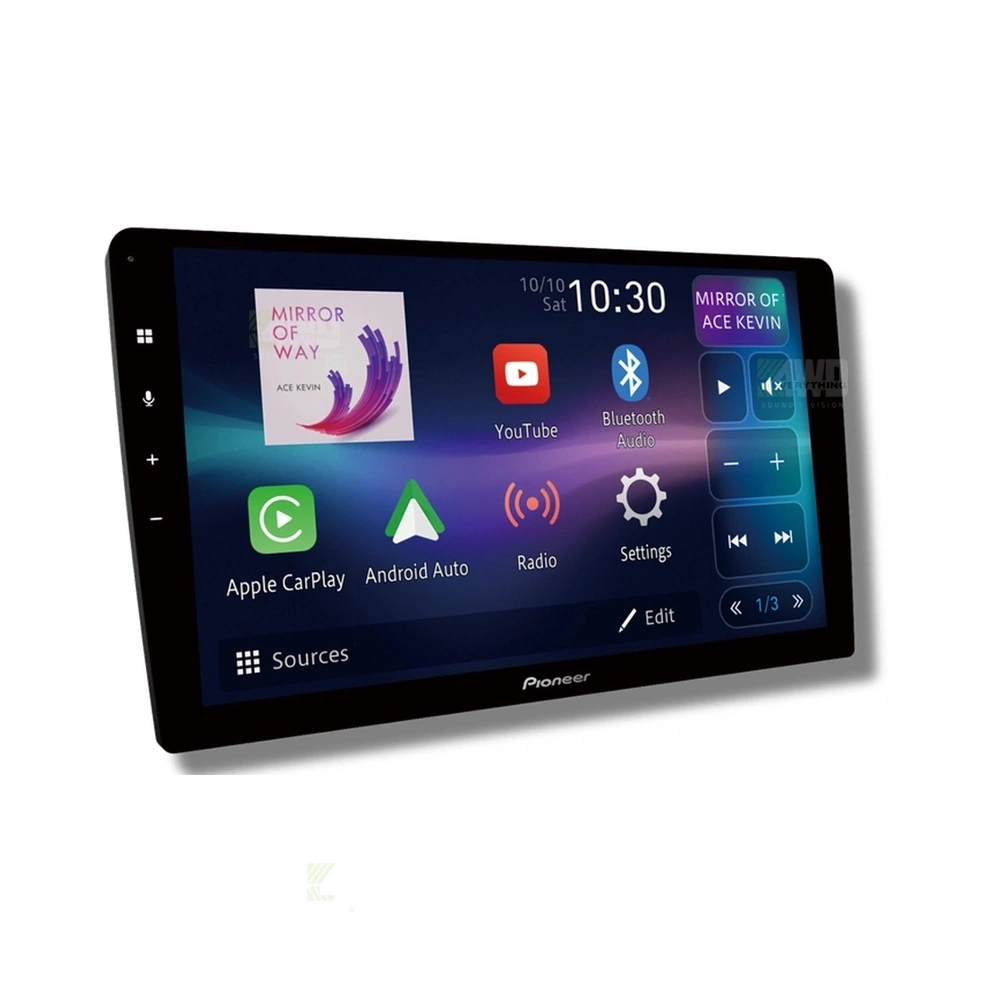 Pioneer DMH-AP8850BT + Aerpro AKTO3 Bundle 10 Inch Trapezoid Head Unit with install kit to suit toyota hilux 2020-