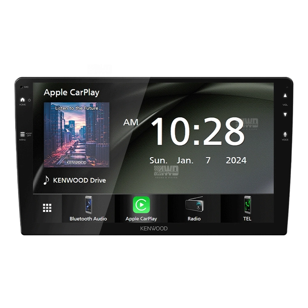 Kenwood DMX80AXS + Aerpro AKMB15 Bundle 9 Inch Trapezoid Head Unit with install kit to suit 9/10 inch to suit mitsubishi asx rockford 2010-2013