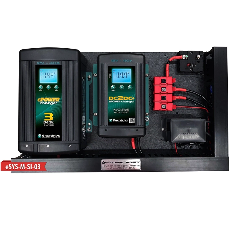 Enerdrive eSYSTEM 40/40 AC/DC, EPRO+ no RCB's ESYS-M-EP-03