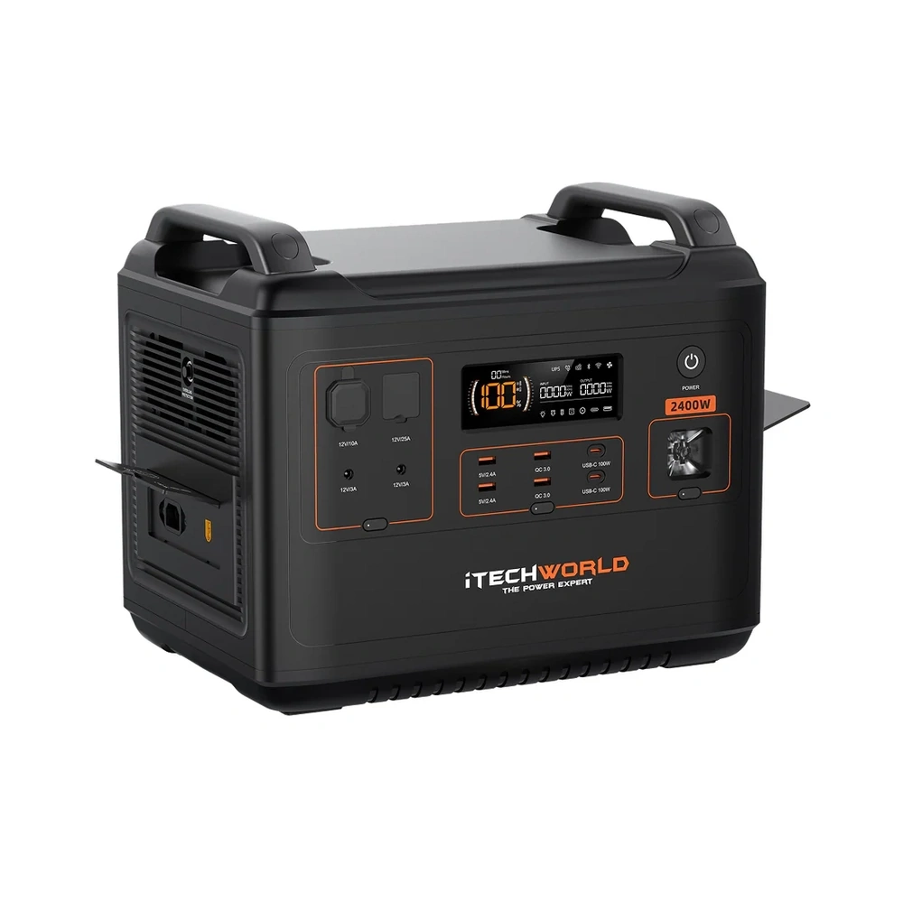 iTechworld ITW-BTPS2000 Portable Lithium Power Station with Bluetooth 2400W 170Ah