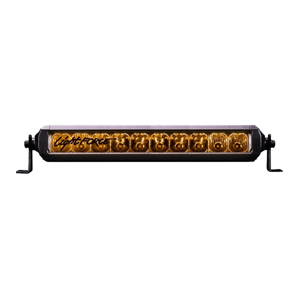 LightForce LFLB10SA Viper 10 Inch Amber Single Row LED Light Bar