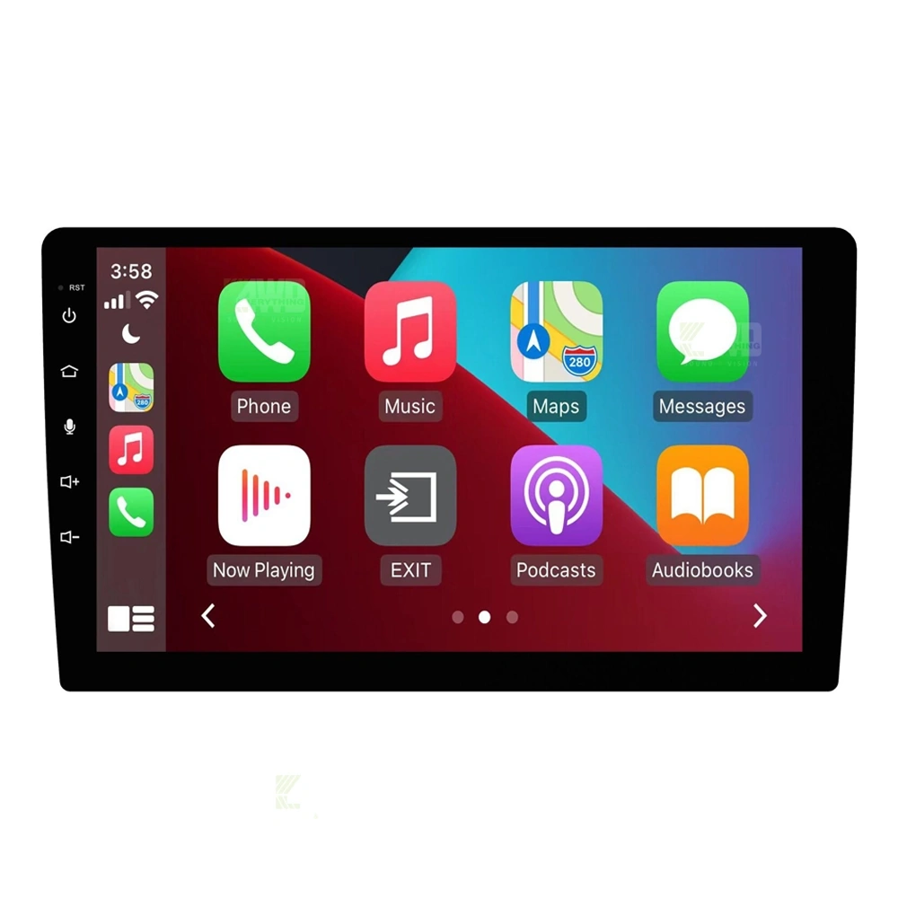 Mongoose Q9WCA + Aerpro AKMB12 Bundle 9 Inch Trapezoid Head Unit with install kit to suit mitsubishi / peugeot 2007-2012