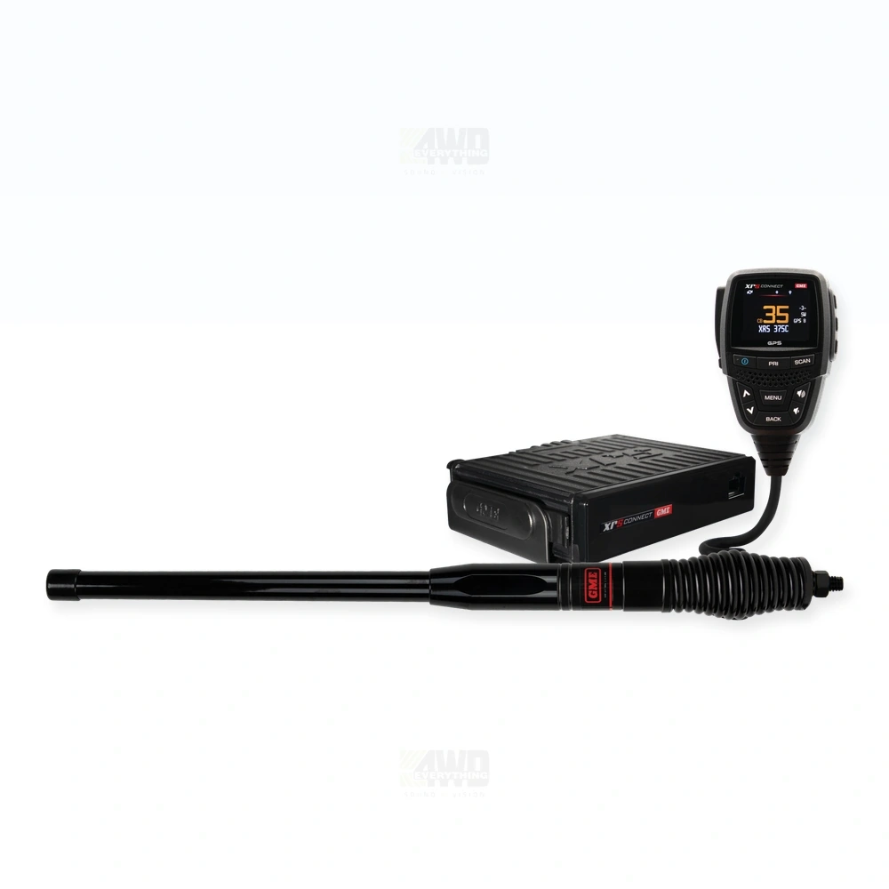 Ford Everest GME XRS-375C4P 5W UHF CB Radio & Antenna with Bonnet Bracket Integrated Install Bundle 2022-Onwards