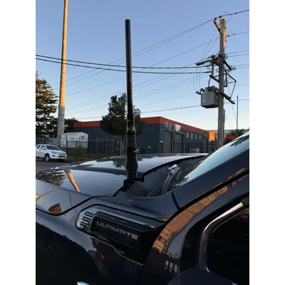 GMF4x4 BB-166D (166D-BB) GMC Sierra Denali 2500 2020-2025 Bonnet Aerial UHF Antenna Bracket Drivers Side