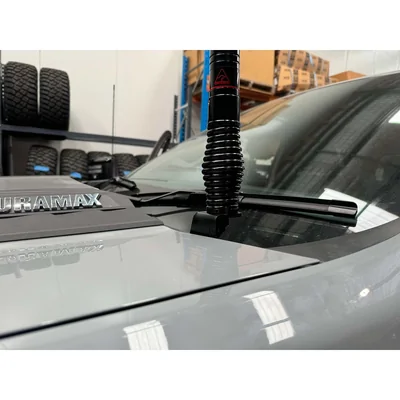 GMF4x4 BB-180P (180P-BB) Chevrolet Silverado 2500 Bonnet Aerial UHF Antenna Bracket 2023.5+ Passenger Side