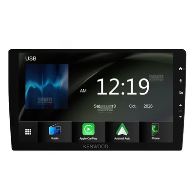 Kenwood DMX6009AXS + Aerpro AKIZ1B Bundle 9 Inch Trapezoid Head Unit with install kit to suit holden isuzu 2012-2020