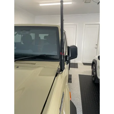 GMF4x4 FB-138P (138P-FB) Toyota Landcruiser LC76 2012-2023 Fender Aerial UHF Antenna Bracket Passenger Side