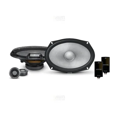 Nissan Navara D27 Alpine 6x9-Inch Front and 6.5-Inch Rear Speaker Upgrade Bundle 2025-Onwards