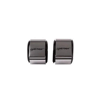 LightForce LFBC65CP Pair of Bar Clamps (Polished) to suit 56mm and 65mm Diameter Bars