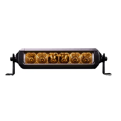 LightForce LFLB6SAUS Viper 6 Inch Amber Single Row LED Light Bar