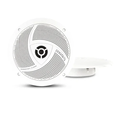DNA Audio MS650W 6.5 Inch Slimline Marine Speakers In White - 1 Pair