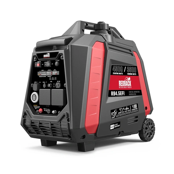 iTechworld Redback RB4.5 Portable Inverter Generator 4500W 4.5KVA with Generator Mat and Generator Cover