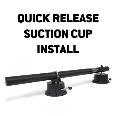 LightForce RC225ROOF T-Bar Grip 225mm with Suction Bar Roof Mount - medium