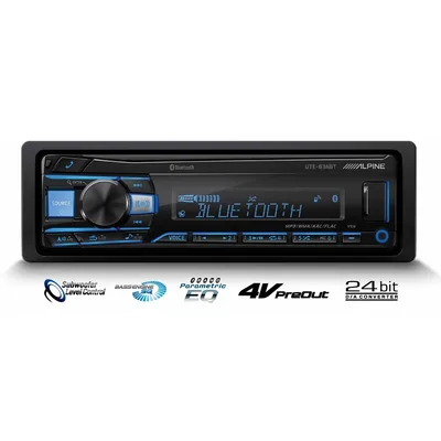 Alpine UTE-83ABT Single-DIN Premium Bluetooth® Digital Media Receiver