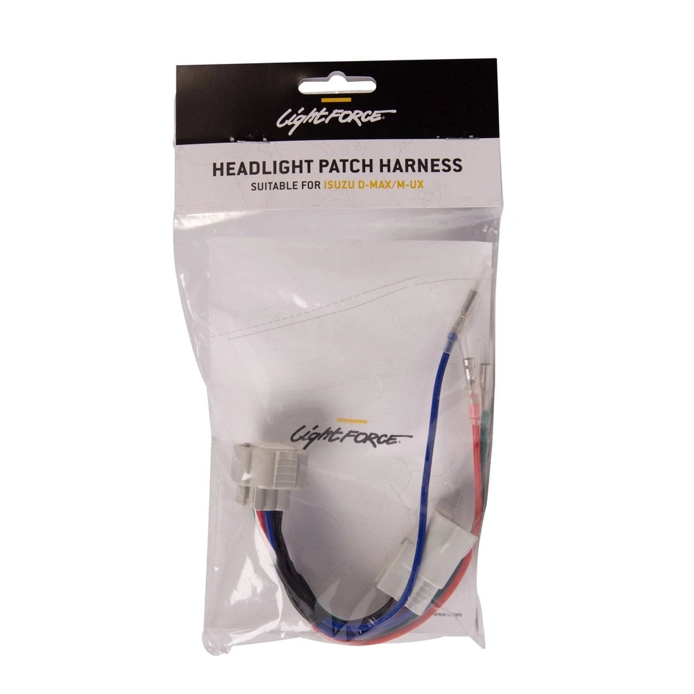 LightForce CB6PIN Headlight Patch Harness suits Isuzu D-Max, MUX