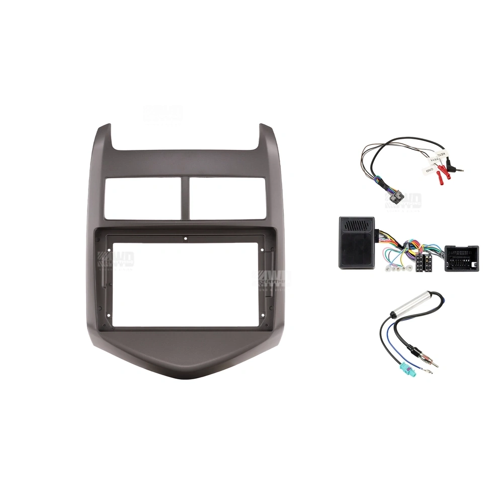 Pioneer DMH-AP6650BT + Aerpro AKTGM5 Bundle 9 Inch Trapezoid Head Unit with install kit to suit holden barina tm 2011-2016
