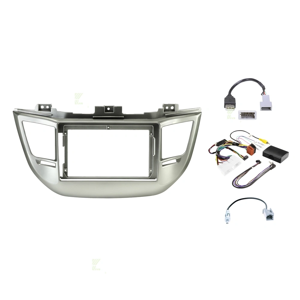 Pioneer DMH-AP6850BT + Aerpro AKHY11 Bundle 9 Inch Trapezoid Head Unit with install kit to suit hyundai tucson 2015-2018