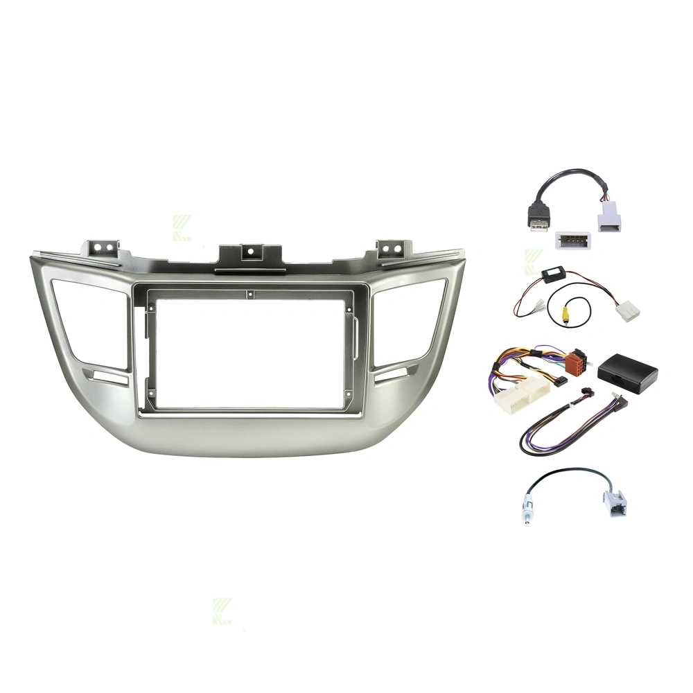 Pioneer DMH-AP6850BT + Aerpro AKHY18 Bundle 9 Inch Trapezoid Head Unit with install kit to suit hyundai tucson 2015-2016