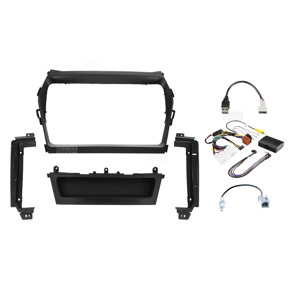 Pioneer DMH-AP6850BT + Aerpro AKHY25 Bundle 9 Inch Trapezoid Head Unit with install kit to suit hyundai santa fe 2013-2018