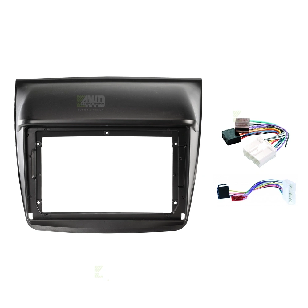 Pioneer DMH-AP6850BT + Aerpro AKMB23 Bundle 9 Inch Trapezoid Head Unit with install kit to suit mitsubishi triton 2007-2014
