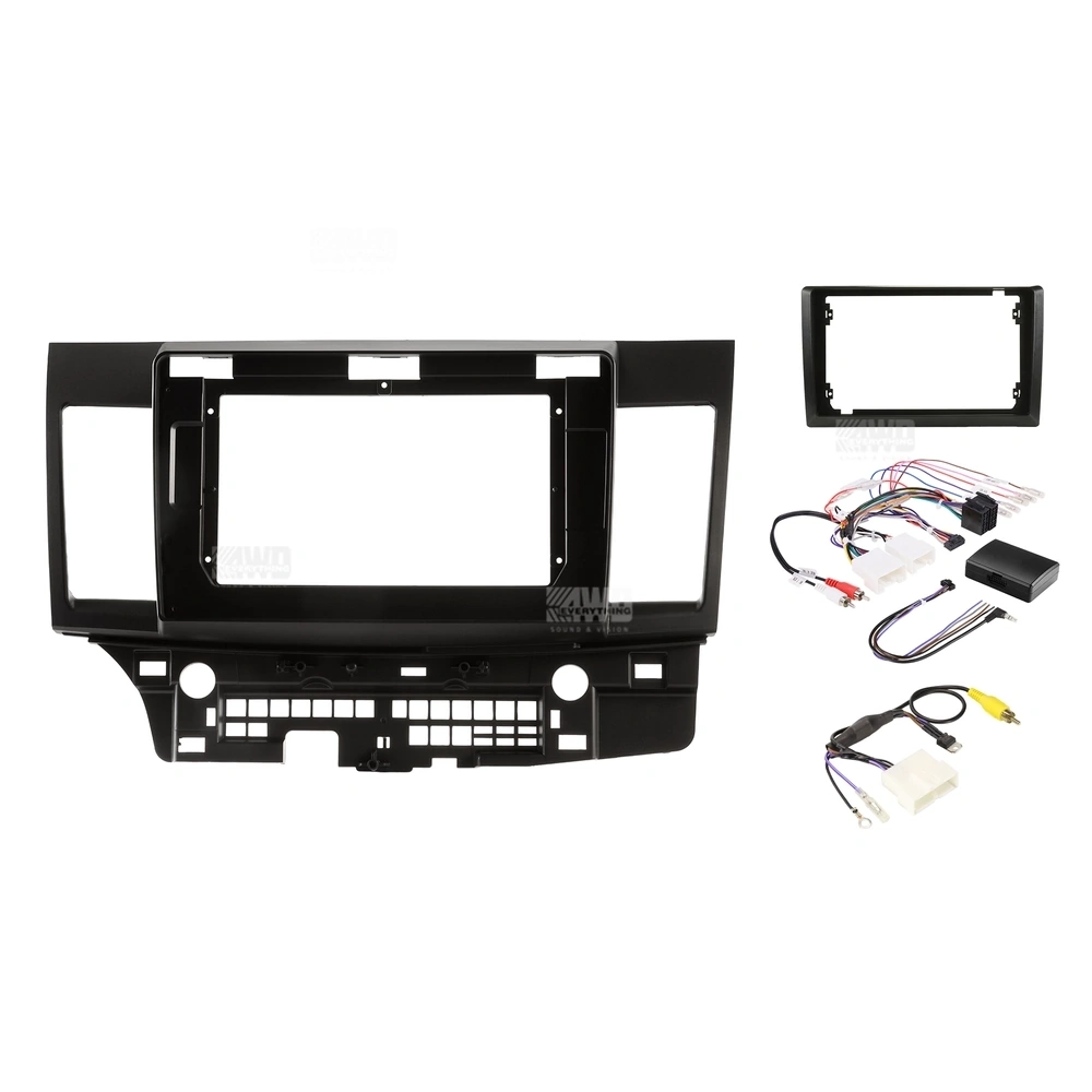 Pioneer DMH-AP6850BT + Aerpro AKMB6 Bundle 9 Inch Trapezoid Head Unit with install kit to suit mitsubishi lancer 2007-2013