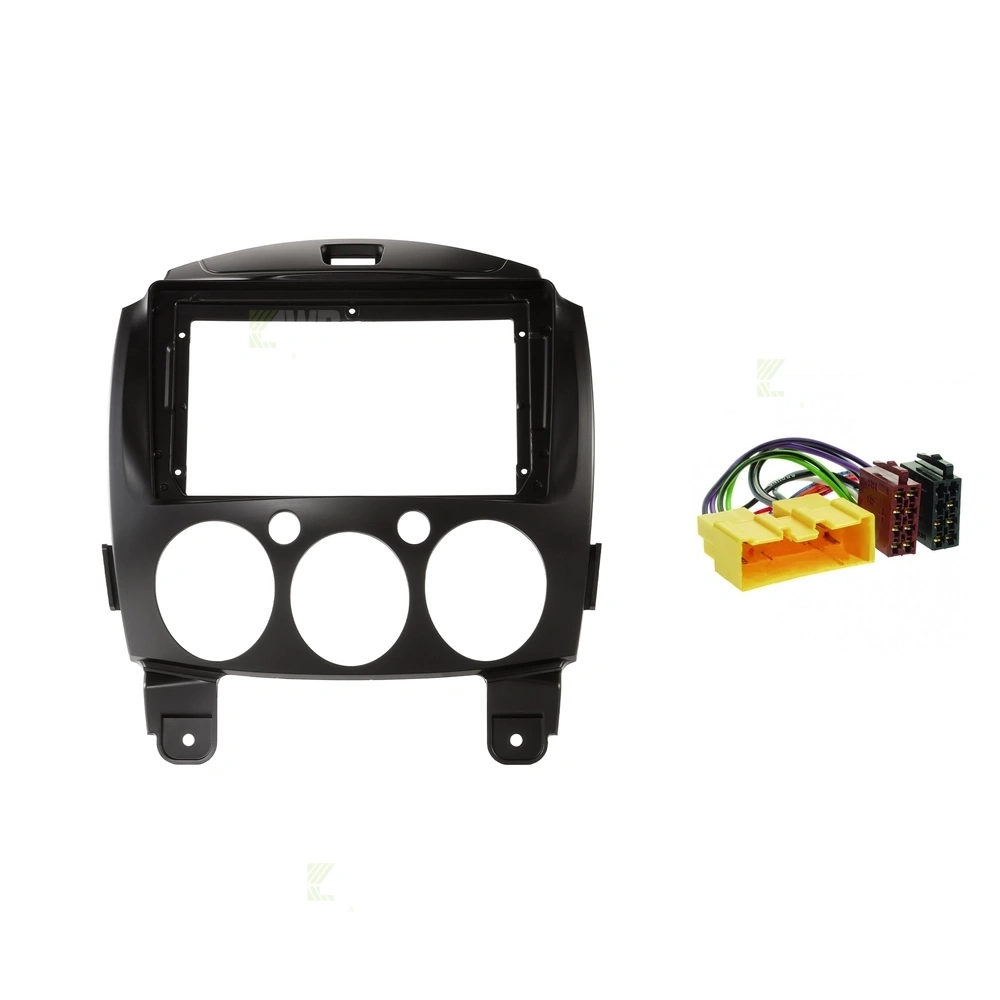 Pioneer DMH-AP6850BT + Aerpro AKMZ19 Bundle 9 Inch Trapezoid Head Unit with install kit to suit mazda 2 2007-2011