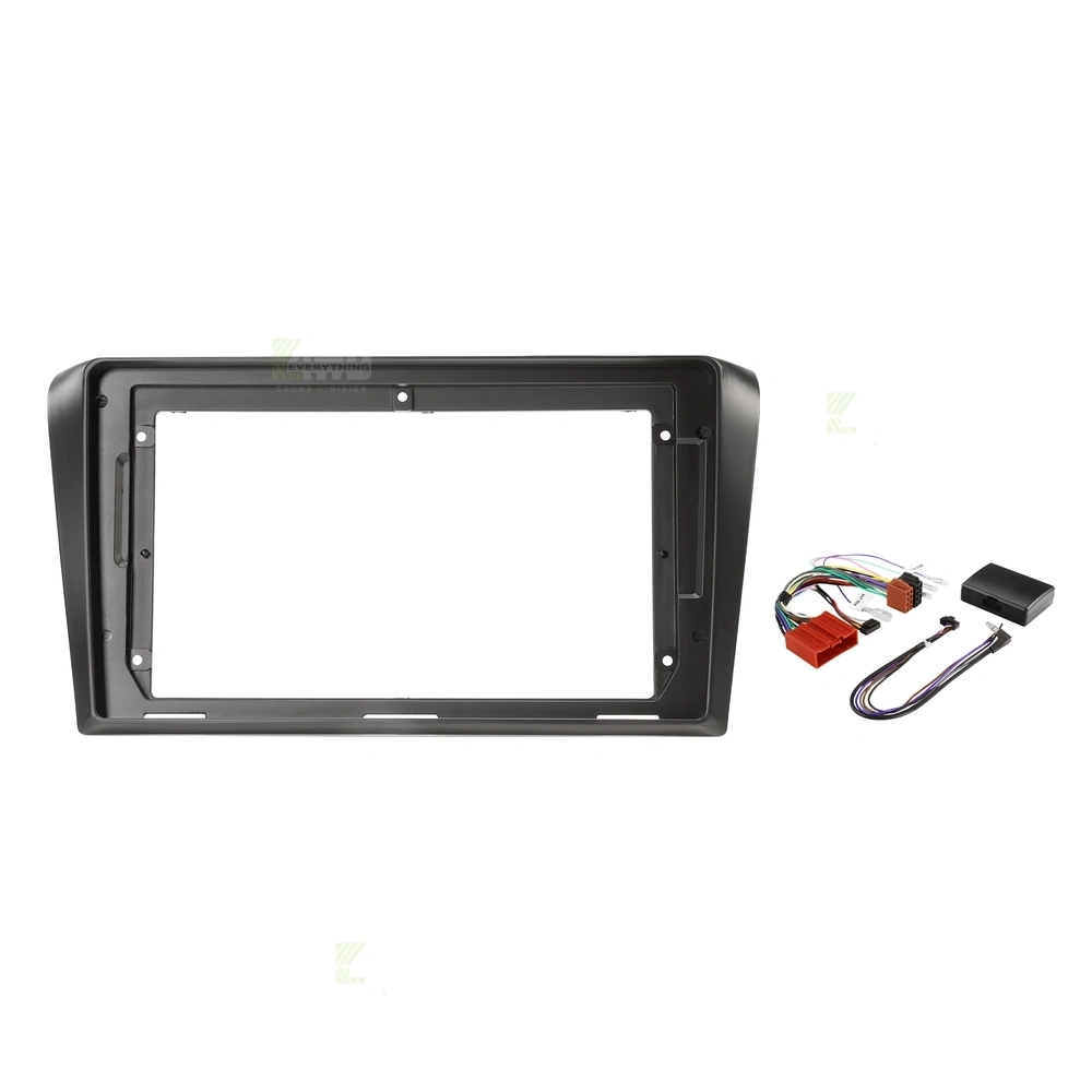 Pioneer DMH-AP6850BT + Aerpro AKMZ6 Bundle 9 Inch Trapezoid Head Unit with install kit to suit mazda 3 2004-2009