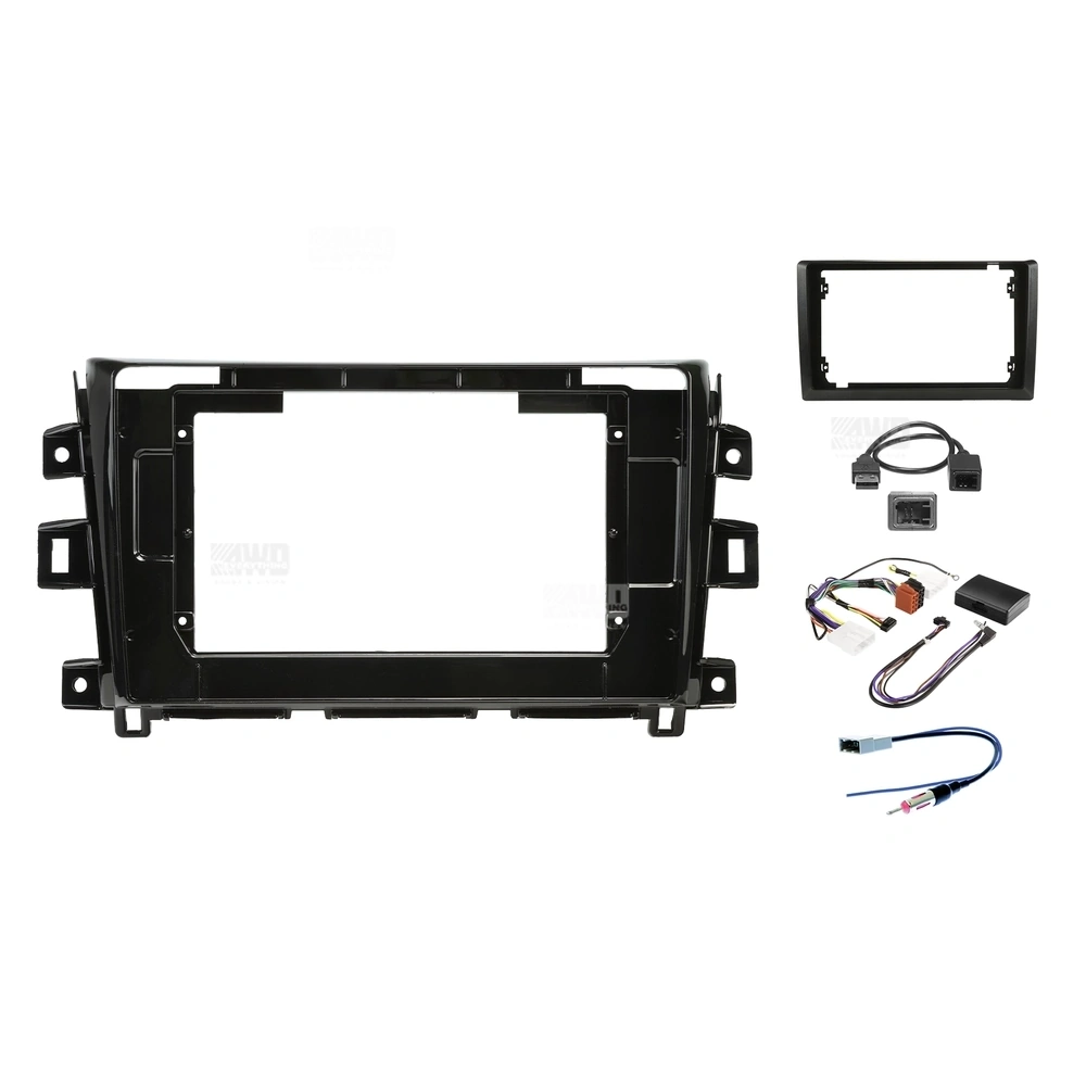 Pioneer DMH-AP6850BT + Aerpro AKNI12 Bundle 9 Inch Trapezoid Head Unit with install kit to suit nissan navara 2015-2020