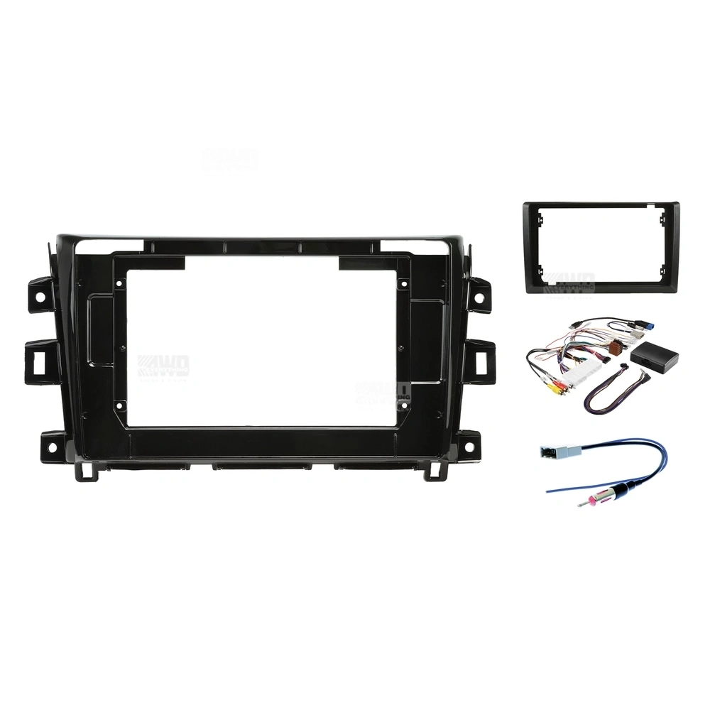 Pioneer DMH-AP6850BT + Aerpro AKNI14 Bundle 9 Inch Trapezoid Head Unit with install kit to suit nissan navara 2019-2023