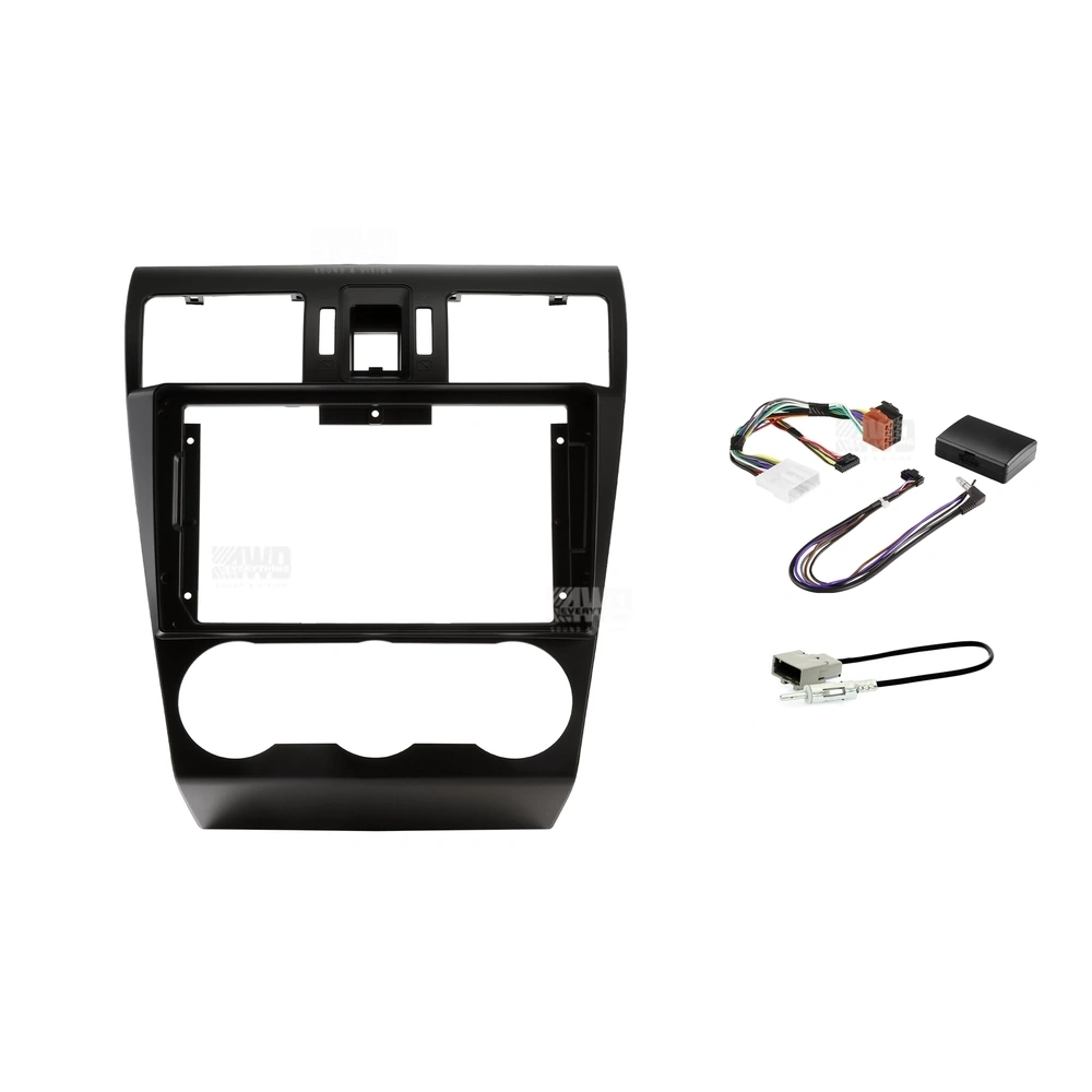 Pioneer DMH-AP6850BT + Aerpro AKSU1 Bundle 9 Inch Trapezoid Head Unit with install kit to suit subaru various 2012-2015