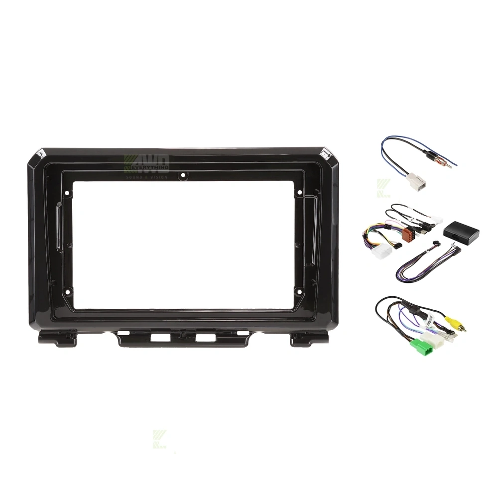 Pioneer DMH-AP6850BT + Aerpro AKSZ7 Bundle 9 Inch Trapezoid Head Unit with install kit to suit suzuki jimny 2018-