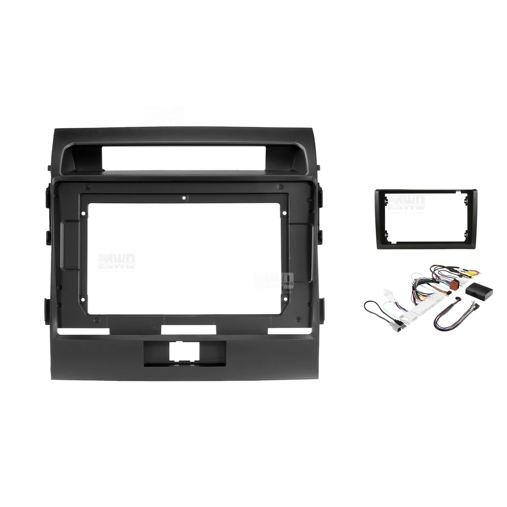 Pioneer DMH-AP6850BT + Aerpro AKTO18 Bundle 9 Inch Trapezoid Head Unit with install kit to suit toyota landcruiser 200 series
