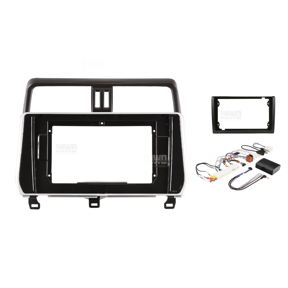 Pioneer DMH-AP6850BT + Aerpro AKTO22 Bundle 9 Inch Trapezoid Head Unit with install kit to suit toyota prado gxl 2018-2020