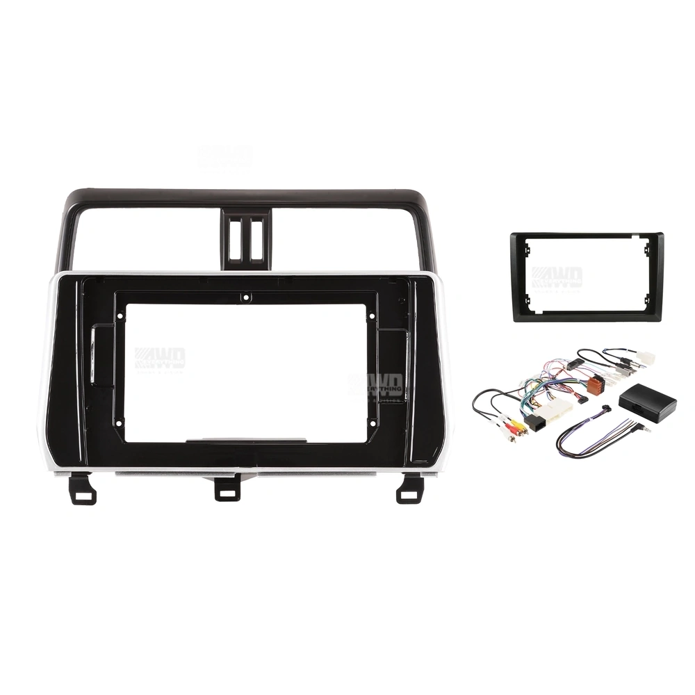 Pioneer DMH-AP6850BT + Aerpro AKTO23 Bundle 9 Inch Trapezoid Head Unit with install kit to suit toyota prado 2020-2024