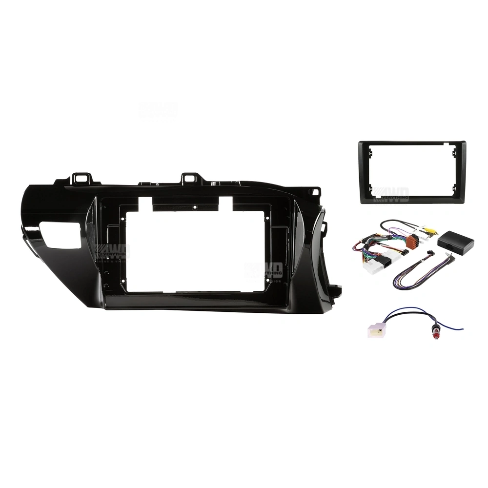 Pioneer DMH-AP6850BT + Aerpro AKTO3 Bundle 9 Inch Trapezoid Head Unit with install kit to suit toyota hilux 2020-