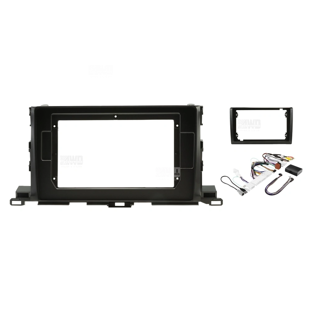 Pioneer DMH-AP6850BT + Aerpro AKTO37 Bundle 9 Inch Trapezoid Head Unit with install kit to suit toyota kluger 2014-2019