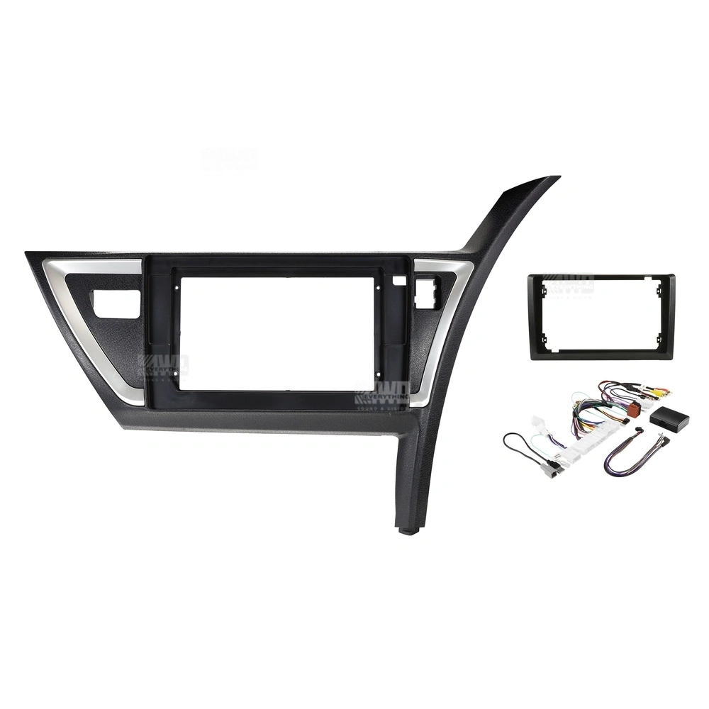 Pioneer DMH-AP6850BT + Aerpro AKTO39 Bundle 9 Inch Trapezoid Head Unit with install kit to suit toyota corolla hatch 2012-2015