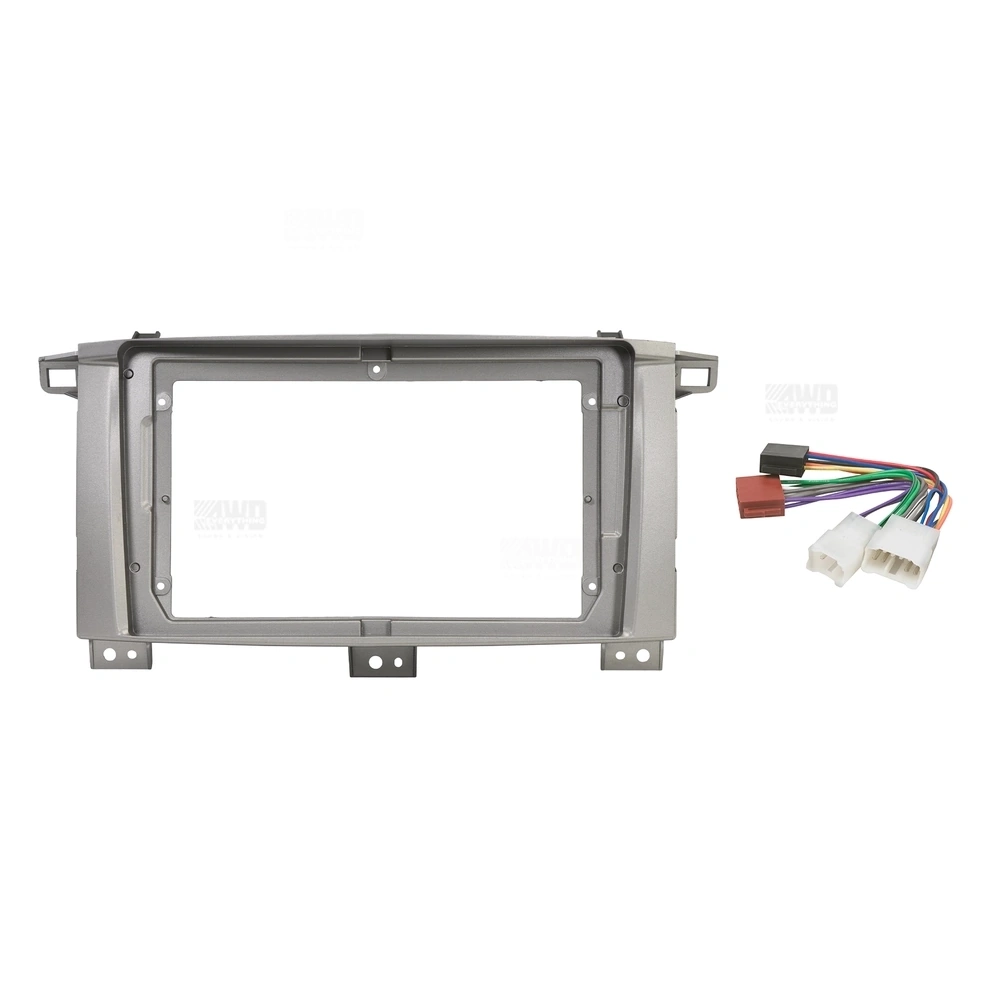 Pioneer DMH-AP6850BT + Aerpro AKTO40 Bundle 9 Inch Trapezoid Head Unit with install kit to suit toyota landcruiser 100 2003-2007