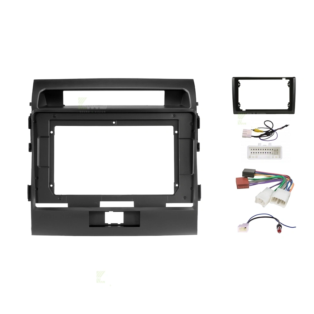 Pioneer DMH-AP6850BT + Aerpro AKTO42 Bundle 9 Inch Trapezoid Head Unit with install kit to suit toyota landcruiser 200 series
