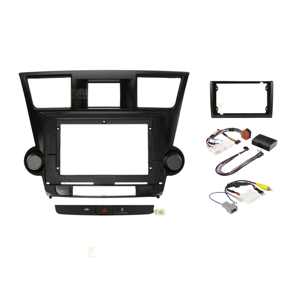 Pioneer DMH-AP6850BT + Aerpro AKTO45 Bundle 9 Inch Trapezoid Head Unit with install kit to suit toyota kluger grande 2007-2013