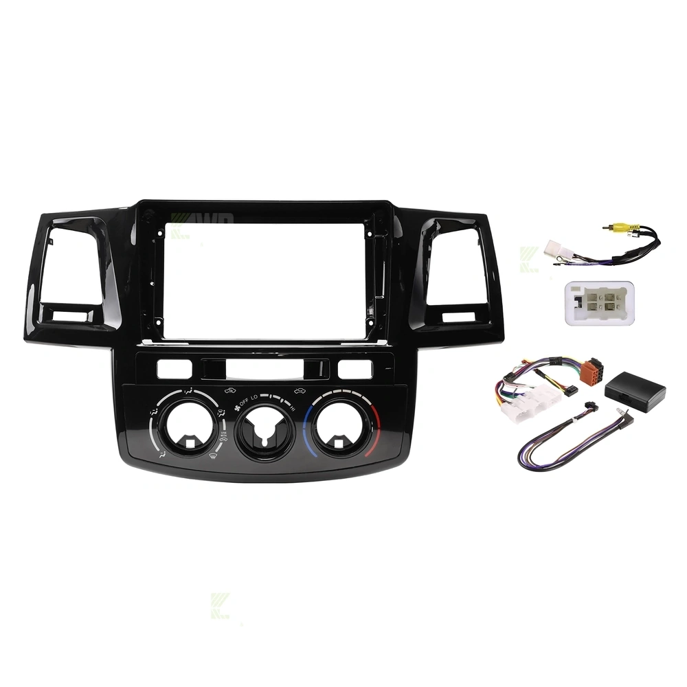 Pioneer DMH-AP6850BT + Aerpro AKTO9 Bundle 9 Inch Trapezoid Head Unit with install kit to suit toyota hilux pre 2011