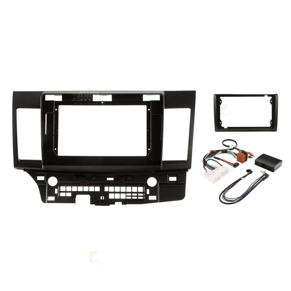 Pioneer DMH-AP8850BT + Aerpro AKMB4 Bundle 10 Inch Trapezoid Head Unit with install kit to suit mitsubishi lancer 2007-2010
