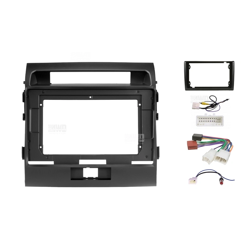 Pioneer DMH-AP8850BT + Aerpro AKTO42 Bundle 10 Inch Trapezoid Head Unit with install kit to suit toyota landcruiser 200 series