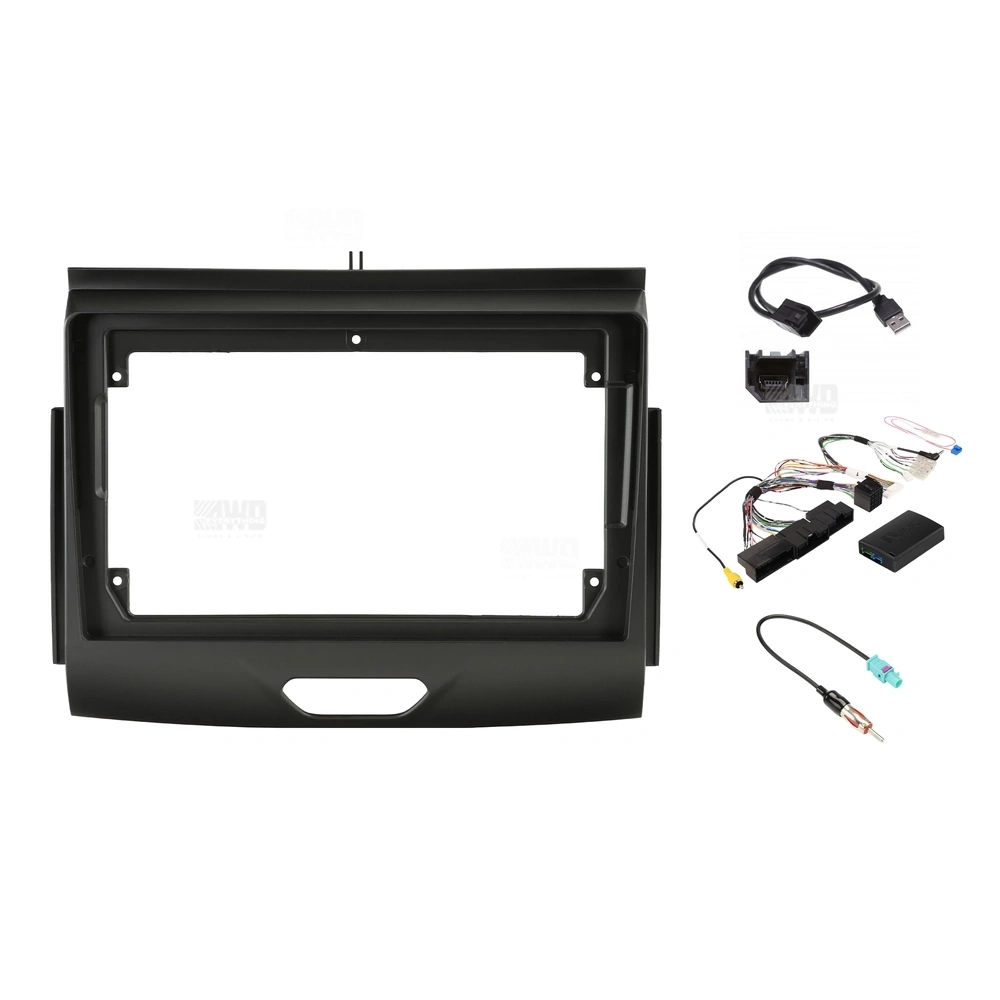 Kenwood DMX6009AXS + Aerpro AKCFO6 Bundle 9 Inch Trapezoid Head Unit with install kit to suit ford ranger 2015-2021 & everest 2015-2022 w/factory 8 In