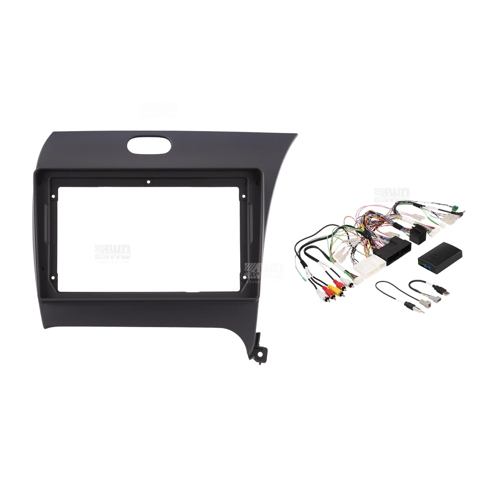 Kenwood DMX6009AXS + Aerpro AKCHY27 Bundle 9 Inch Trapezoid Head Unit with install kit to suit kia cerato 2013-2018 yd