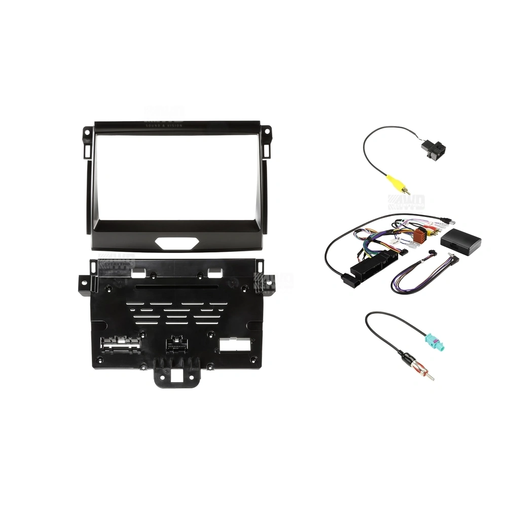 Kenwood DMX6009AXS + Aerpro AKFO4 Bundle 9 Inch Trapezoid Head Unit with install kit to suit ford ranger 2018-2019