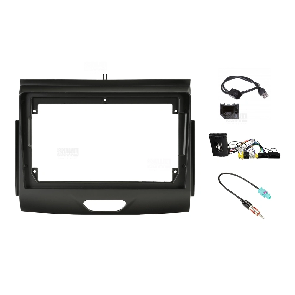 Kenwood DMX6009AXS + Aerpro AKTFO6 Bundle 9 Inch Trapezoid Head Unit with install kit to suit ford ranger & everest 2015-2021