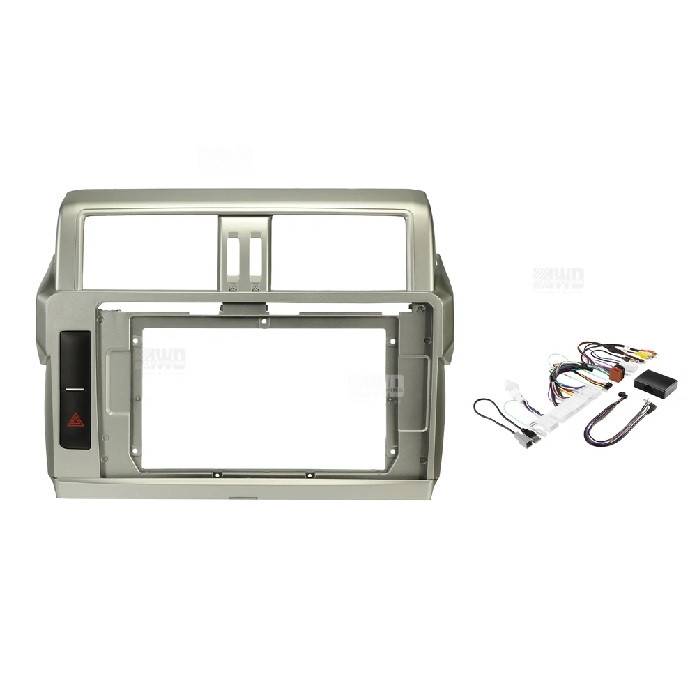 Alpine INE-AX809-10 + Aerpro AKTO36 Bundle 10-Inch Trapezoid Head Unit with install kit to suit toyota prado 2014-2017